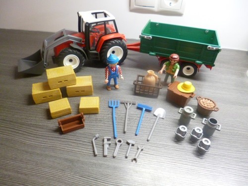 Playmobil großer traktor mit - traktor,