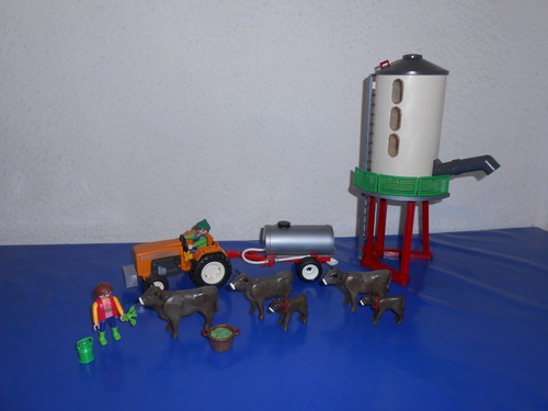 Playmobil kühe silo traktor - playmobil,