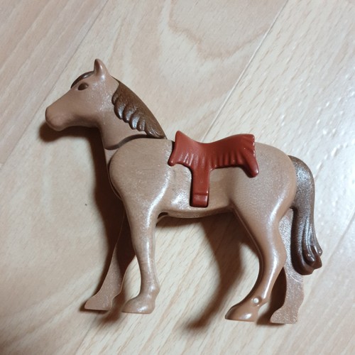 Playmobil pferd braun - braun, mit