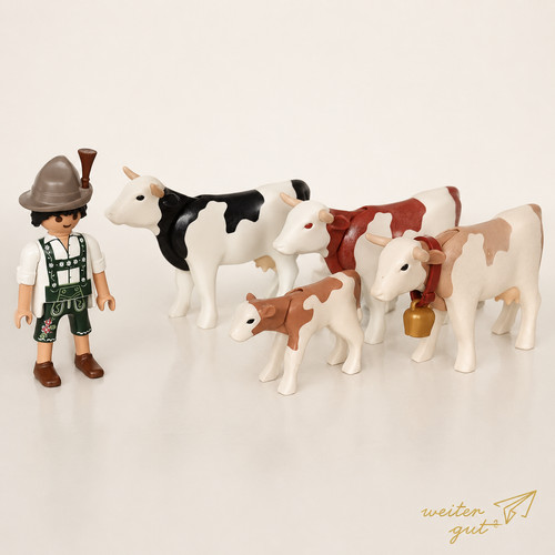 Playmobil bauernhof kuh - bauernhof,
