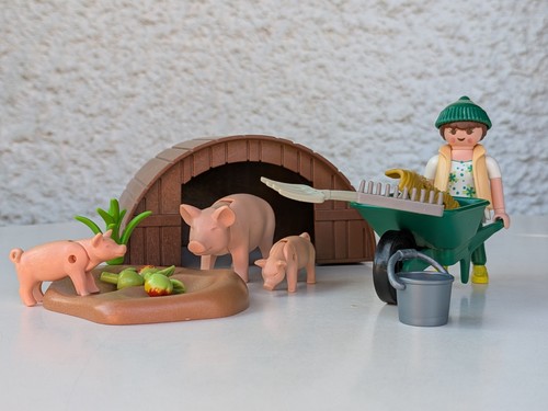 Playmobil schweinestall set - playmobil, schweinestall-set