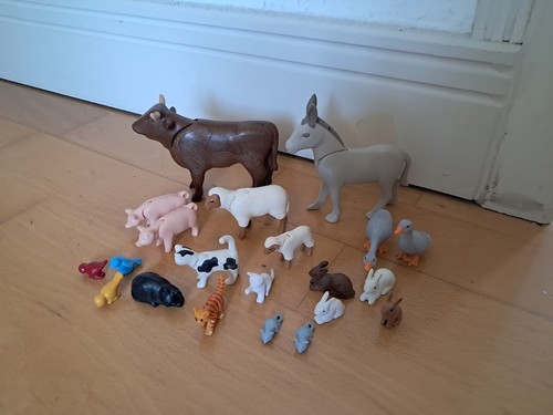 Playmobil bauernhof tiere - ,