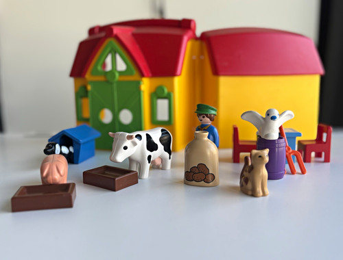 Playmobil tragbarer bauernhof - tragbarer,