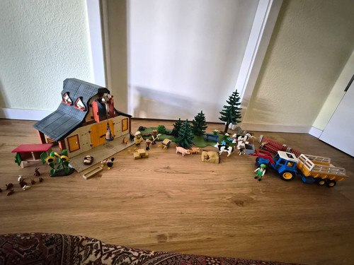 Playmobil bauernhof mit - bauernhof,