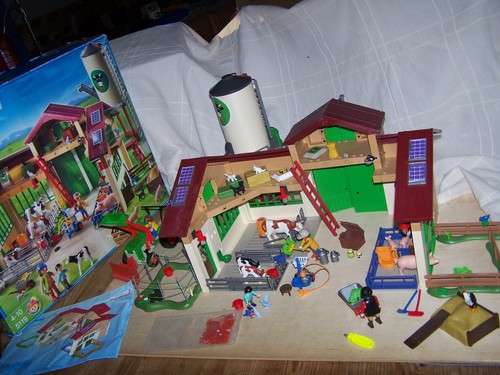 Playmobil bauernhof mit silo - playmobil,